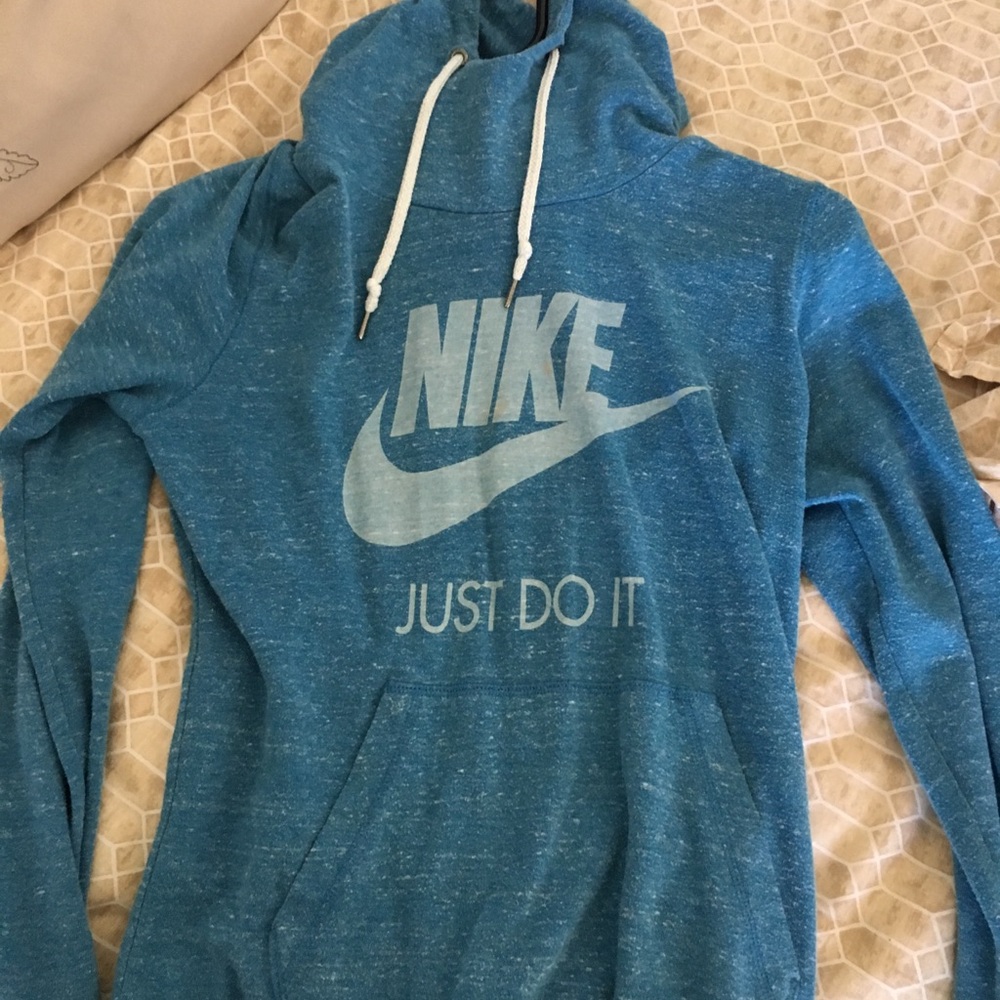 Nike turtleneck hoodie